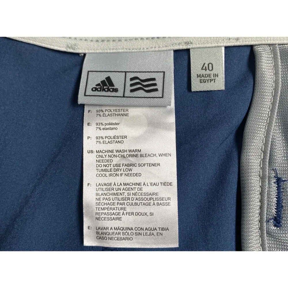 Adidas Ultimate365 Golf Woven Shorts Men’s Size 40 Navy Blue 8.5